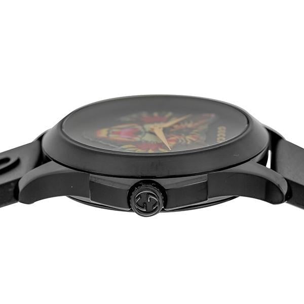 GUCCI G-Timeless watch side profile showing case depth and crown detail