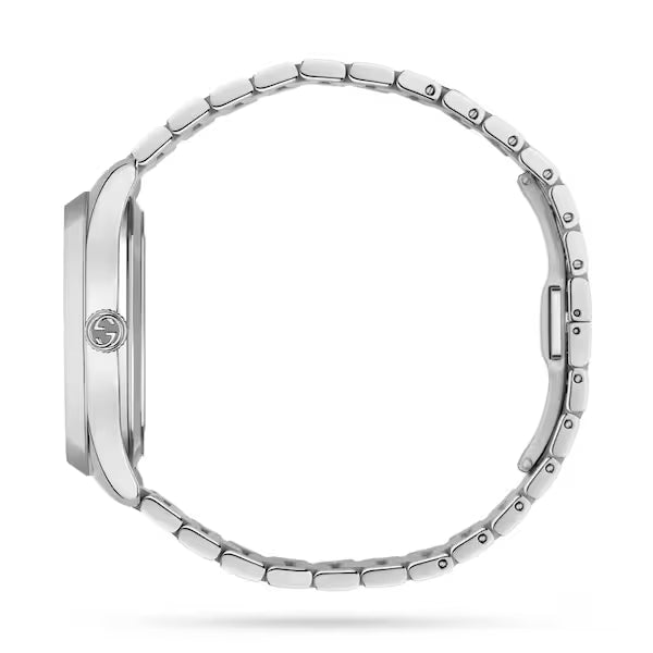 GUCCI G-Timeless stainless steel three-link bracelet with fold-over clasp