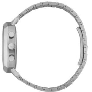 Gucci Grip YA157303 steel bracelet strap with logo cutout details