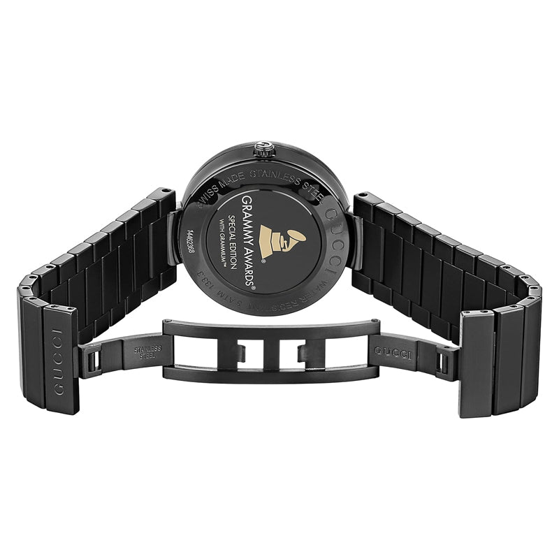Gucci Interlocking Grammy Special Edition watch caseback with Grammy Awards branding