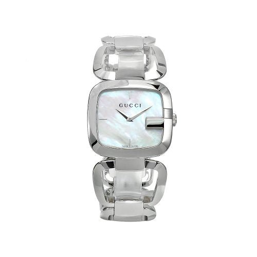 Gucci G-Class YA125404 women's watch mother-of-pearl dial stainless steel