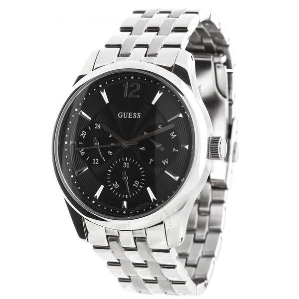 Guess Asset Quartz Black Dial Men's Watch W0474G1 - The Watches Men & Co