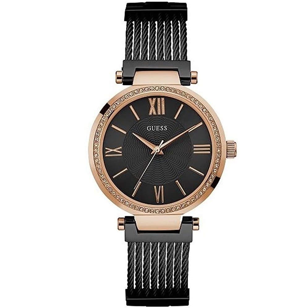 Guess Black dial Women's Watch  W0638L5 - The Watches Men & CO