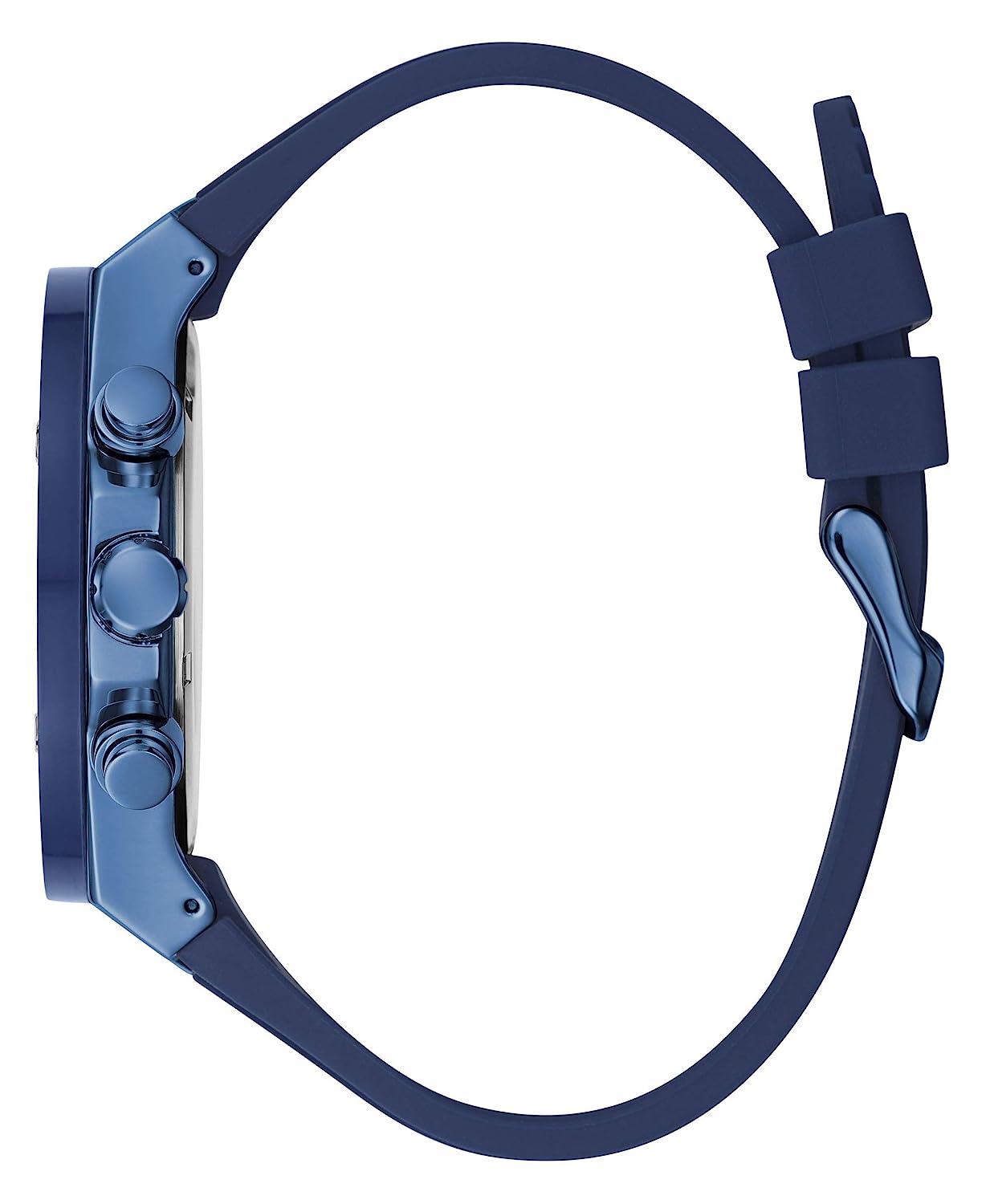 Guess Blue Silicone Multi-function Men’s Watch GW0057G3 - Watch