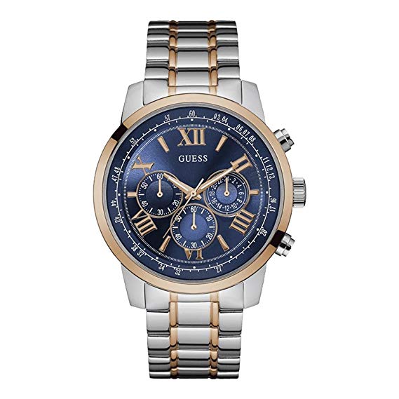 Guess Chrono Blue Dial Two-Tone Men’s Watch W0379G7 - Watch