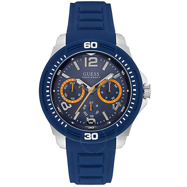 Guess Classic Blue Dial Men's Watch W0967G2 - The Watches Men & Co