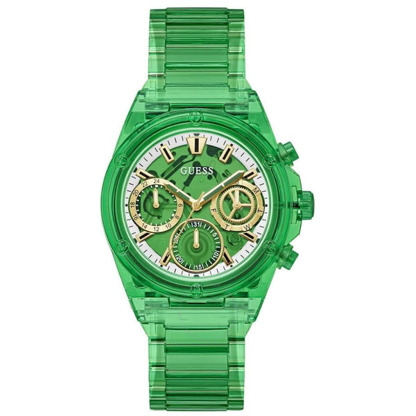 Guess Classic Green Dial Ladies Watch GW0650L3 - The Watches Men & Co