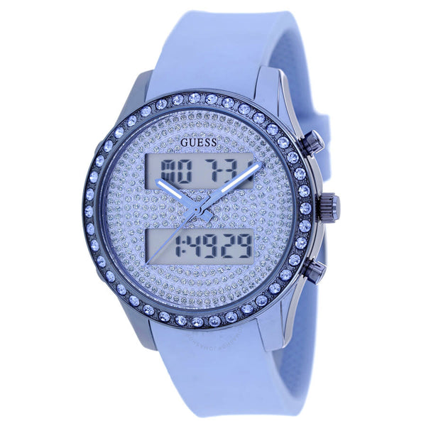 Guess Classic Quartz Analog-Digital Blue Dial Ladies Watch W0818L4 - The Watches Men & Co