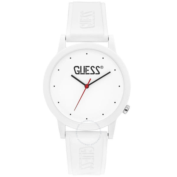 Guess Classic Quartz White Dial Ladies Watch V1040M1 - The Watches Men & Co