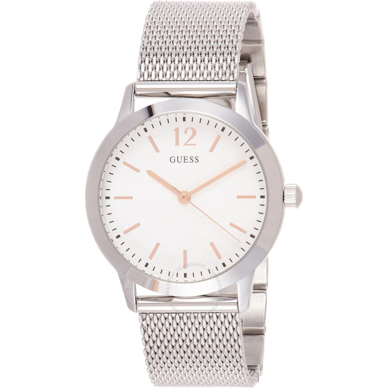 Guess Classic White Dial Men's Watch W0921G1 - The Watches Men & Co