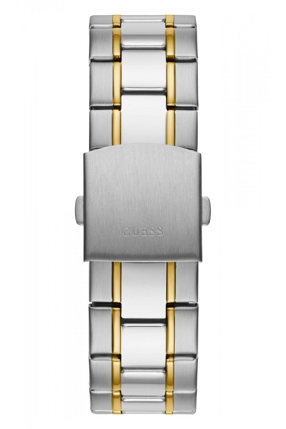 Guess Commander two-tone stainless steel bracelet with gold and silver links