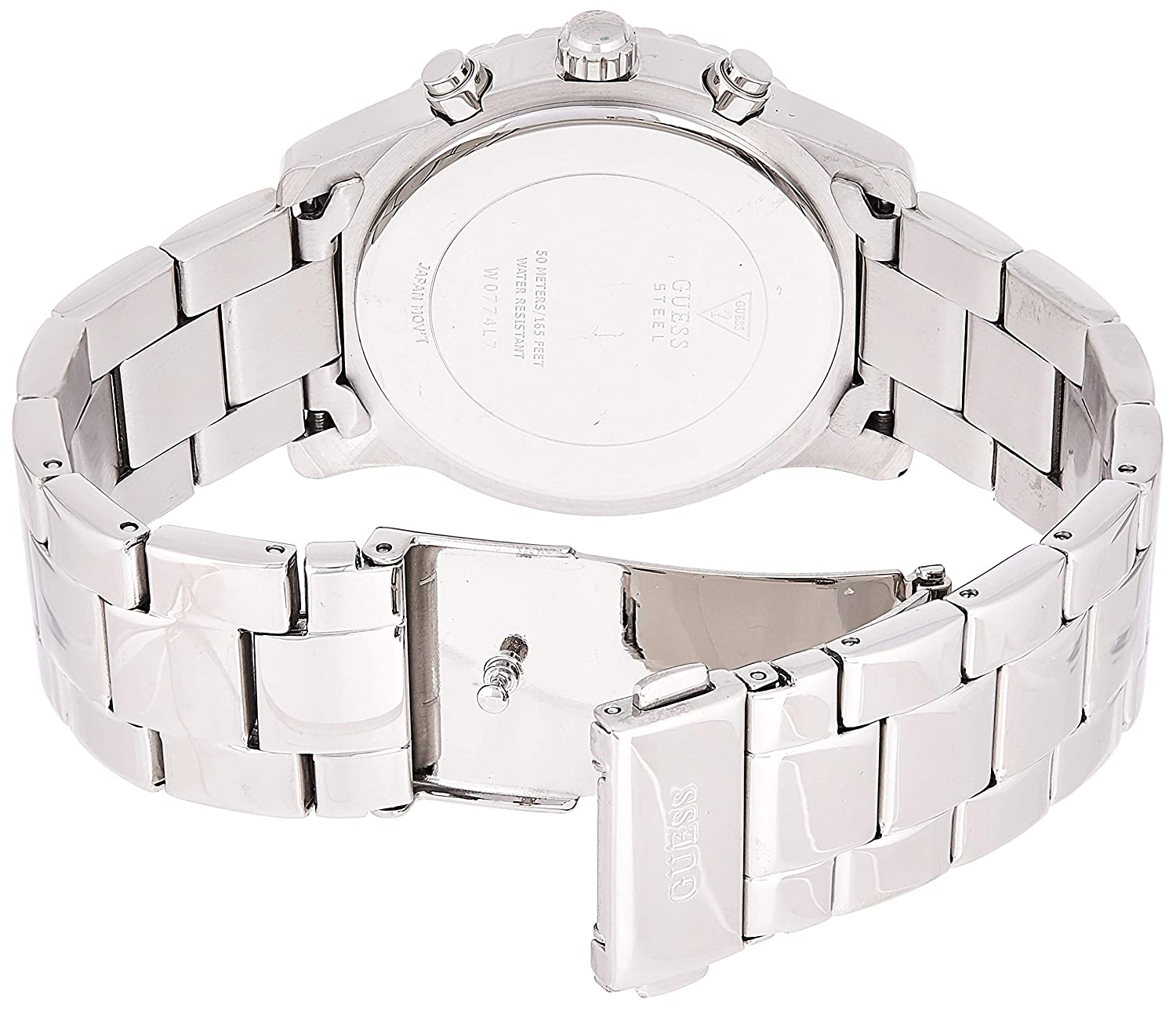 Guess Confetti Red Dial Stainless Steel Ladies Watch W0774L7 - The Watches Men & CO #2