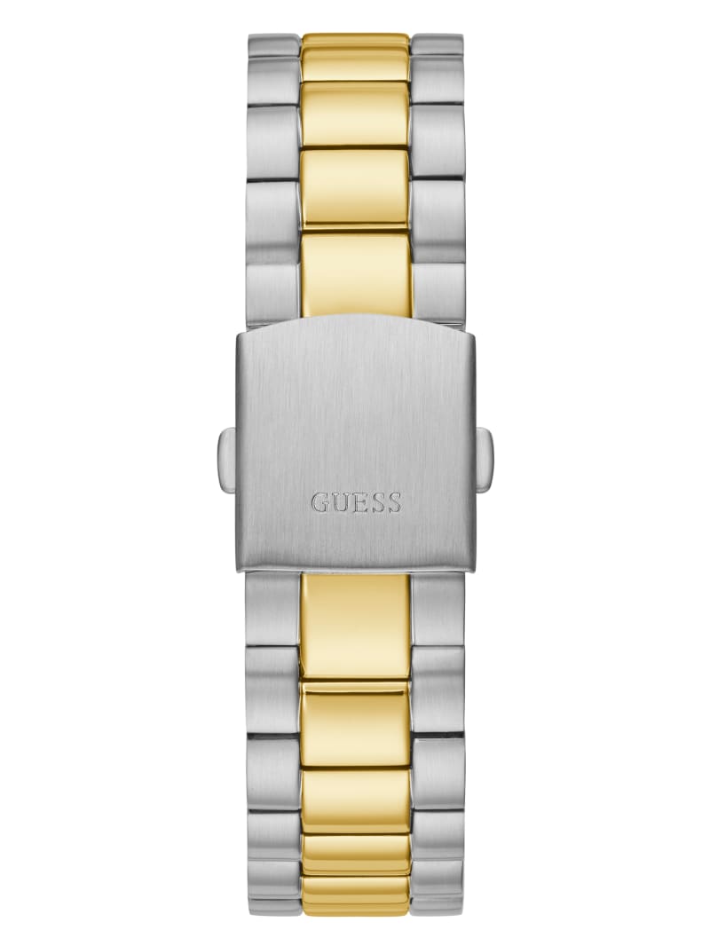 Guess Connoisseur two-tone stainless steel bracelet with silver and gold links