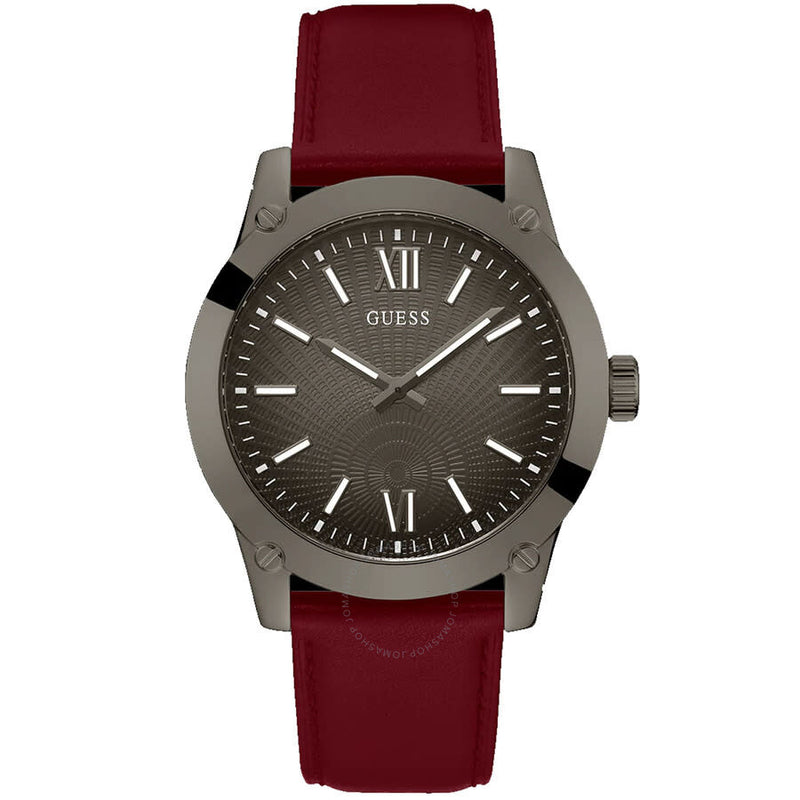 Guess Crescent Red Dial Men's Watch GW0628G4 - The Watches Men & Co