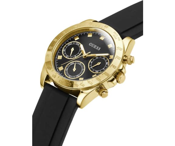 Guess Eclipse Black Silicone Strap Women’s Watch GW0315L1 - Watch