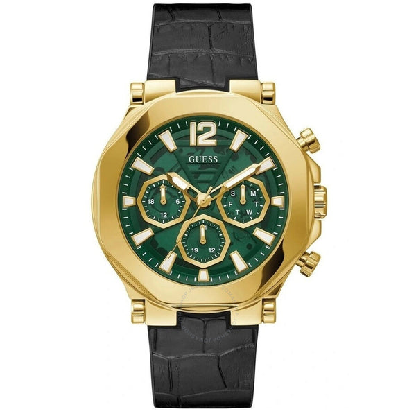 Guess Edge Quartz Green Dial Men's Watch GW0492G3 - The Watches Men & Co