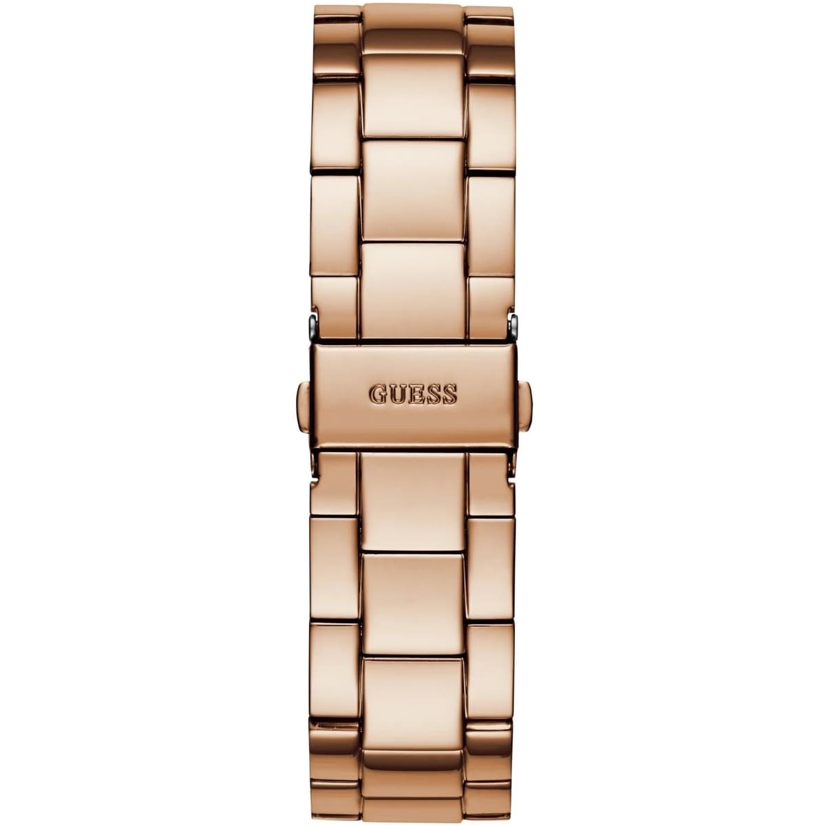 Guess G-Twist gold-tone metal bracelet detail with logo clasp