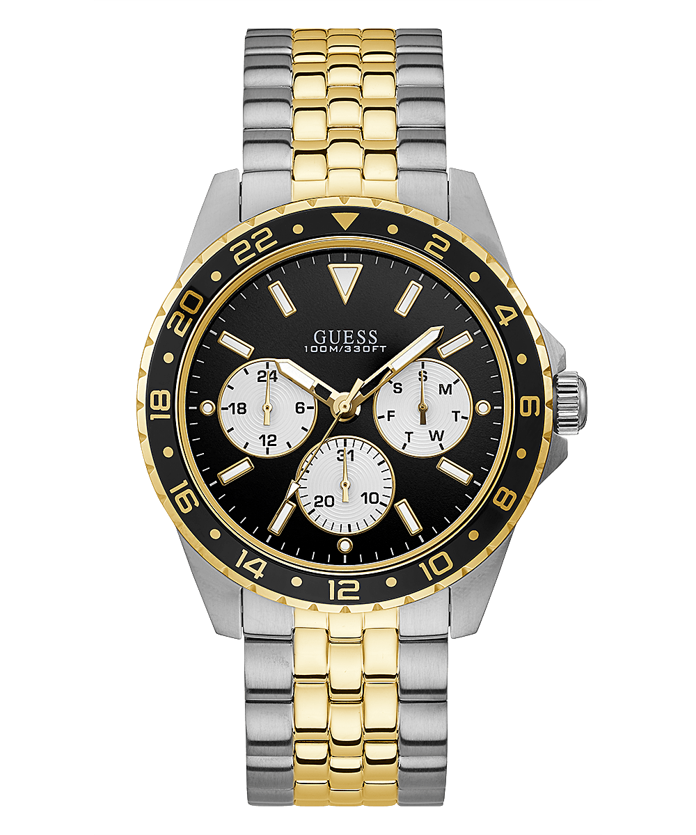 Guess Garrett Chronograph Gold Stainless Steel Men's Watch  W1107G6 - The Watches Men & CO