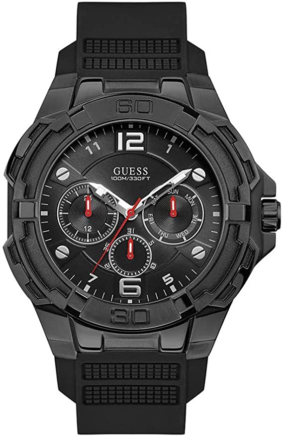 Guess Genesis Quartz Black Dial Men’s Watch W1254G2 - Watch