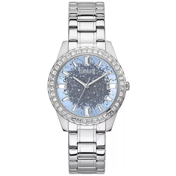 Guess Glitter Burst Quartz Blue Dial Ladies Watch GW0405L1 - The Watches Men & Co