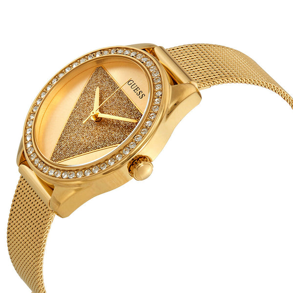 Guess Glitz Crystal Gold Dial Ladies Watch W1142L2 - BigDaddy Watches #2