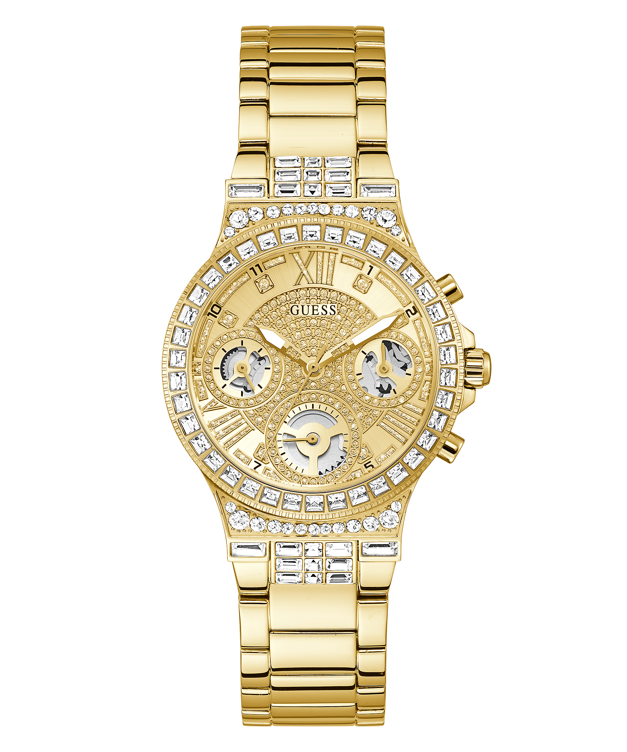 Guess Gold Glitz Dial Women’s Watch GW0320L2 - Watch