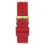 Guess Gold Tone Case Red Silicone Women’s Watch GW0431L1 - Watch
