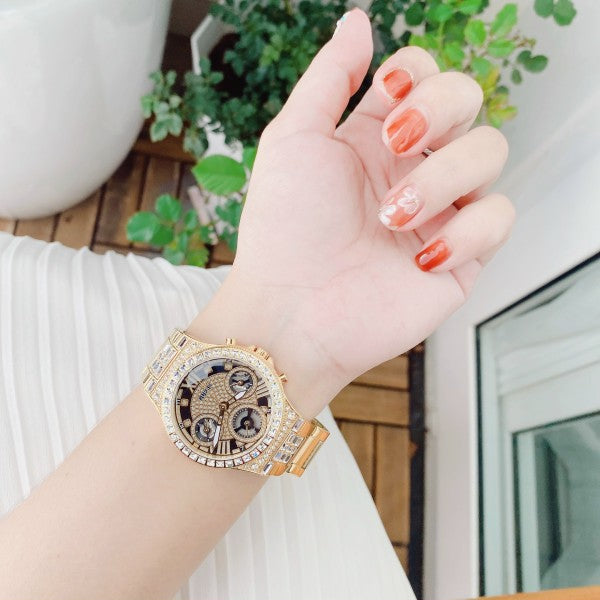 GUESS WATCH GOLD TONE CASE GOLD TONE STAINLESS STEEL Women's Watch GW0320L5 - The Watches Men & CO #2