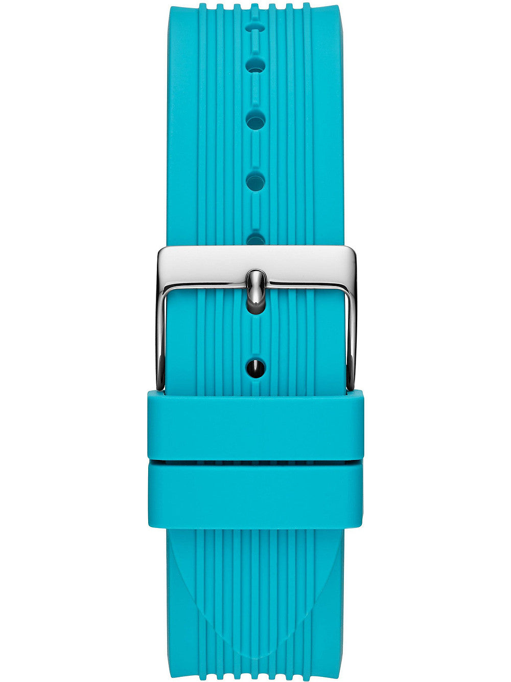 GUESS GW0255L2 turquoise textured strap with silver buckle