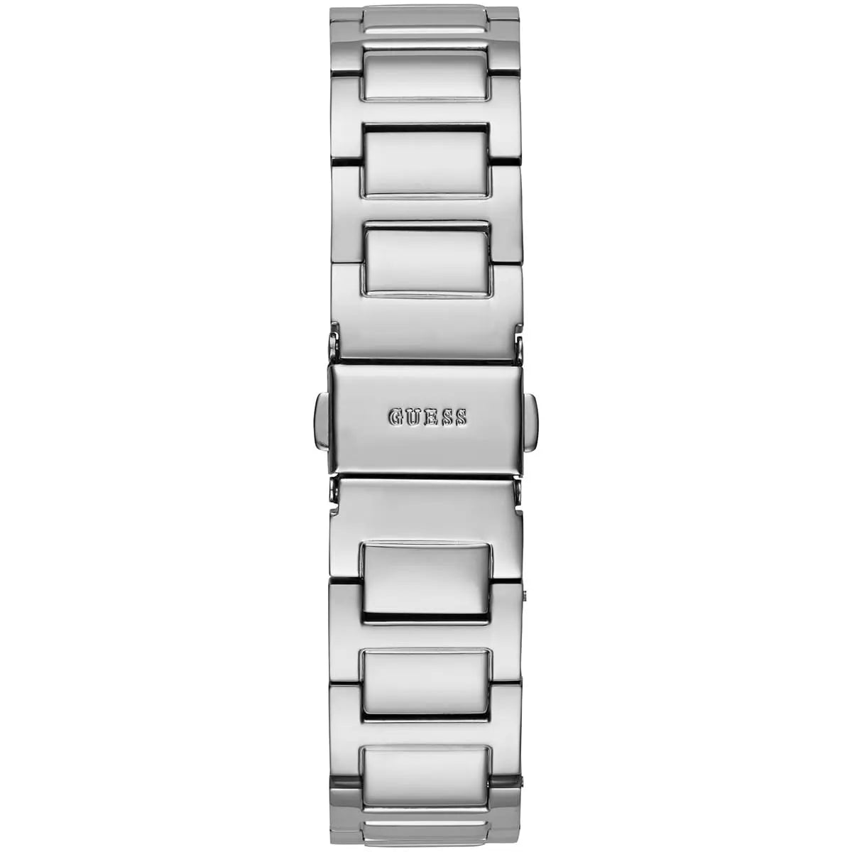 Guess GW0472L1 bracelet shown laid flat displaying full length and link construction