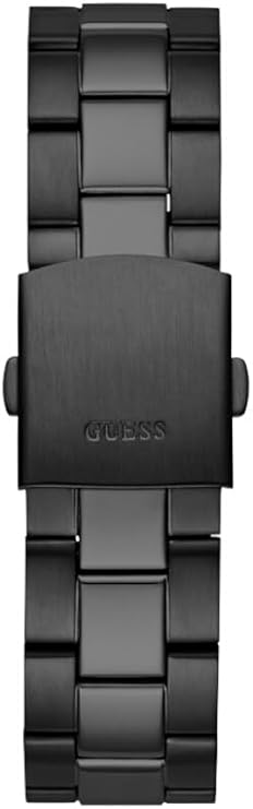 GUESS GW0488G3 black stainless steel three-link bracelet with GUESS clasp