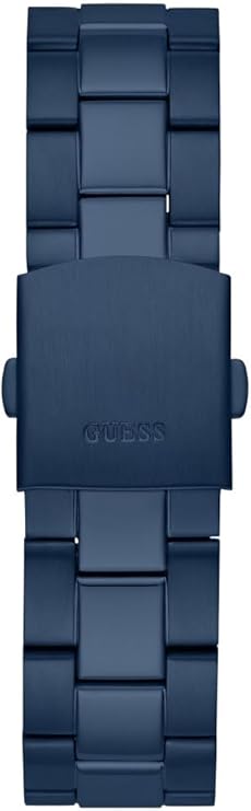 GUESS GW0488G4 navy stainless steel bracelet and clasp detail
