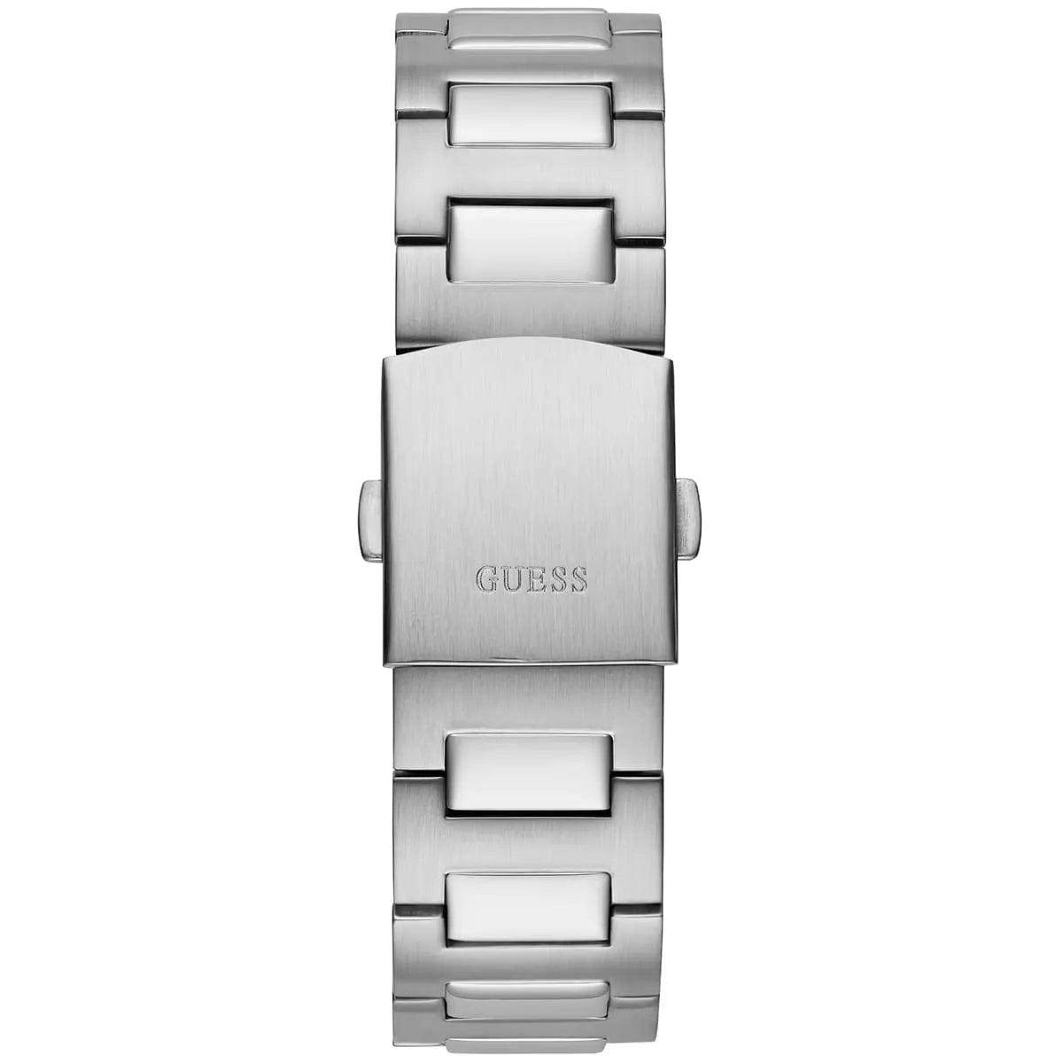 GUESS GW0572G6 silver stainless steel bracelet with polished and brushed links