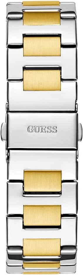 GUESS GW0769L3 bracelet detail showing alternating gold and silver stainless steel links