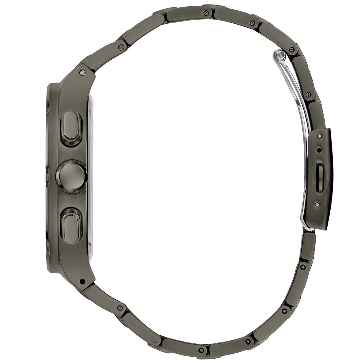 Guess Headline stainless steel bracelet detail showing links and clasp