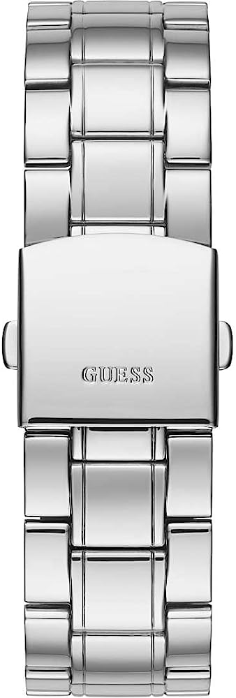 Guess Hendrix stainless steel three-link bracelet with polished and brushed finish