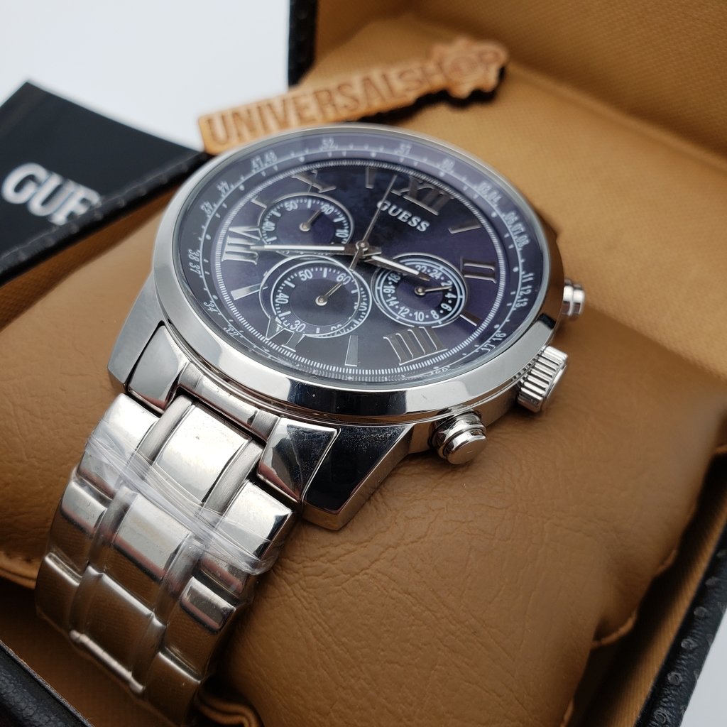 Guess Horizon Chronograph Blue Dial Men’s Watch W0379G3 - Watch