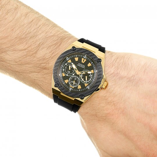 Guess Legacy Quartz Black Dial Men’s Watch W1049G5 - Watch