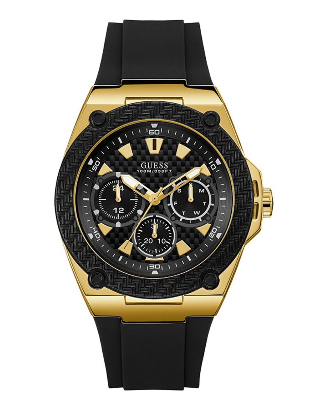 Guess Legacy Quartz Black Dial Men’s Watch W1049G5 - Watch