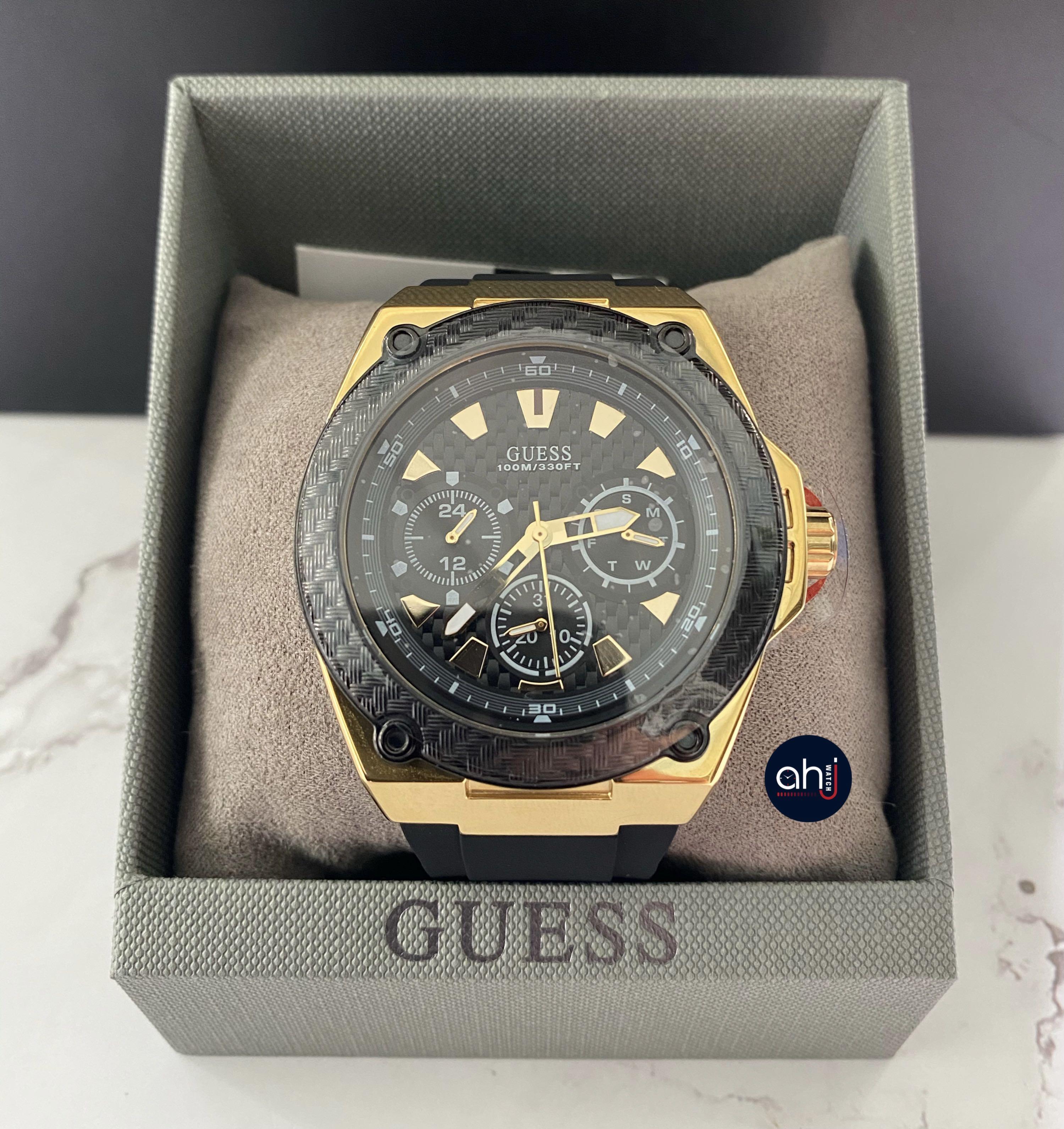Guess Legacy Quartz Black Dial Men’s Watch W1049G5 - Watch