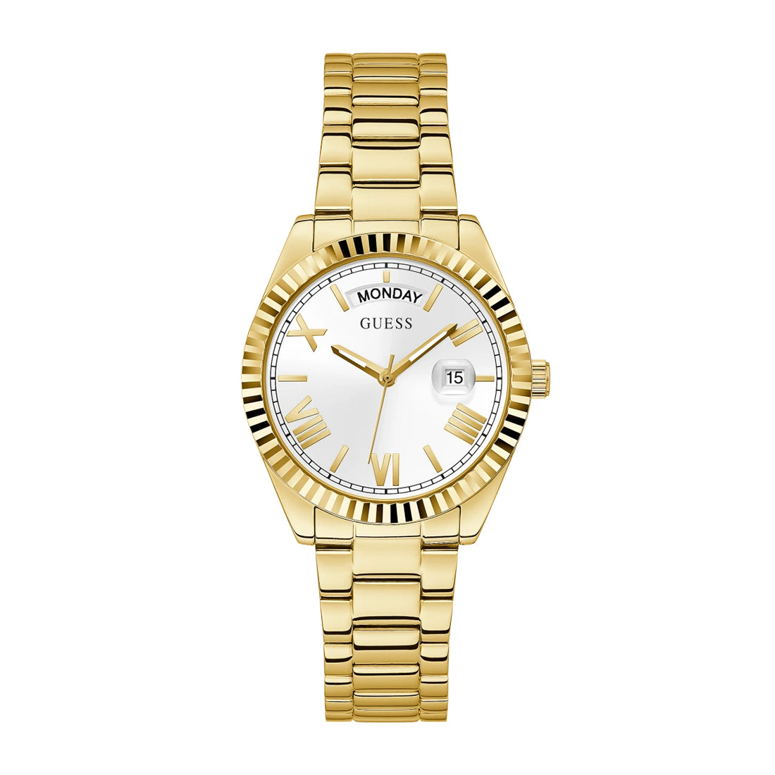 Guess Luna Gold White Dial Women’s Watch GW0308L2 - Watch