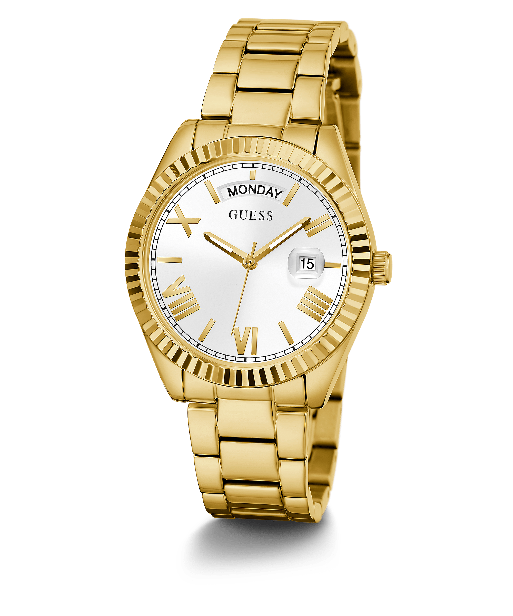 Guess Luna Gold White Dial Women’s Watch GW0308L2 - Watch