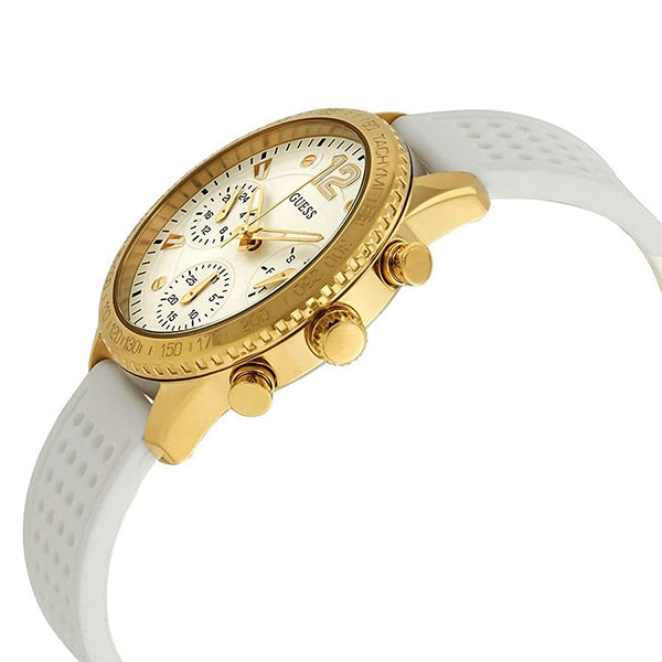 Guess Marina White Dial Ladies Watch W1025L5 - Watch