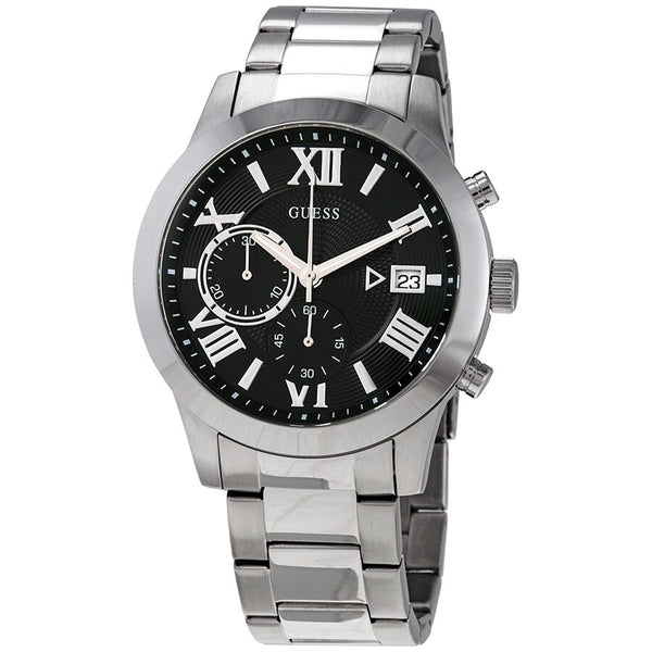 Guess Modern Classic Chronograph Quartz Black Dial Men's Watch W0668G3 - BigDaddy Watches