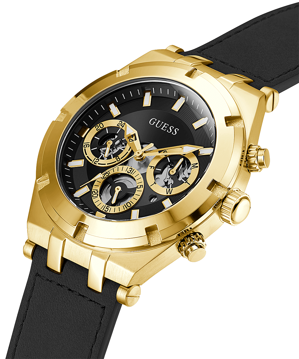Guess Multi-function Gold & Black Men’s Watch GW0262G2 - Watch
