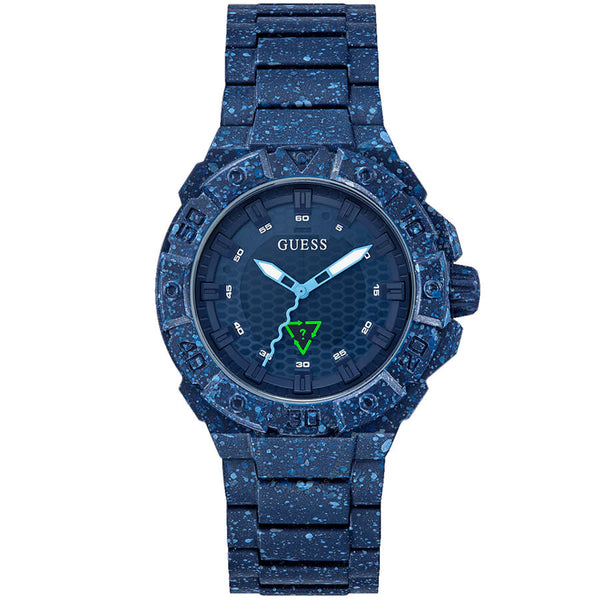 Guess Notide Ocean Plastic Quartz Blue Dial Men's Watch GW0507G1 - The Watches Men & Co