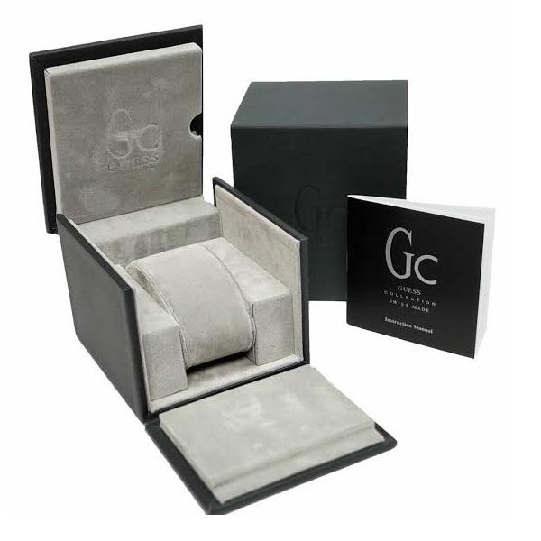 Guess Nouveau watch presented in black box with grey cushioned interior
