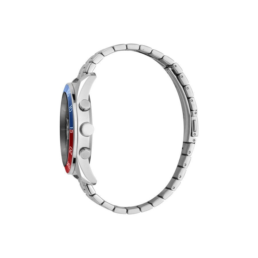 Guess Odyssey Blue Dial pepsi Bezel Men’s Watch W1107G2 - Watch