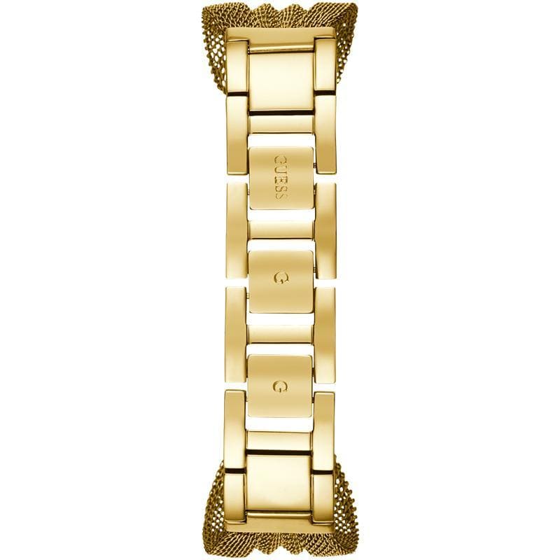 Guess Originals W1083L2 gold-tone mesh and link strap detail