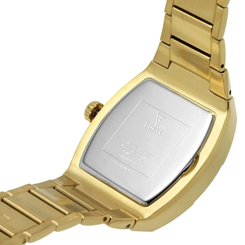 Guess Phoenix watch caseback displaying stainless steel case back with Guess branding